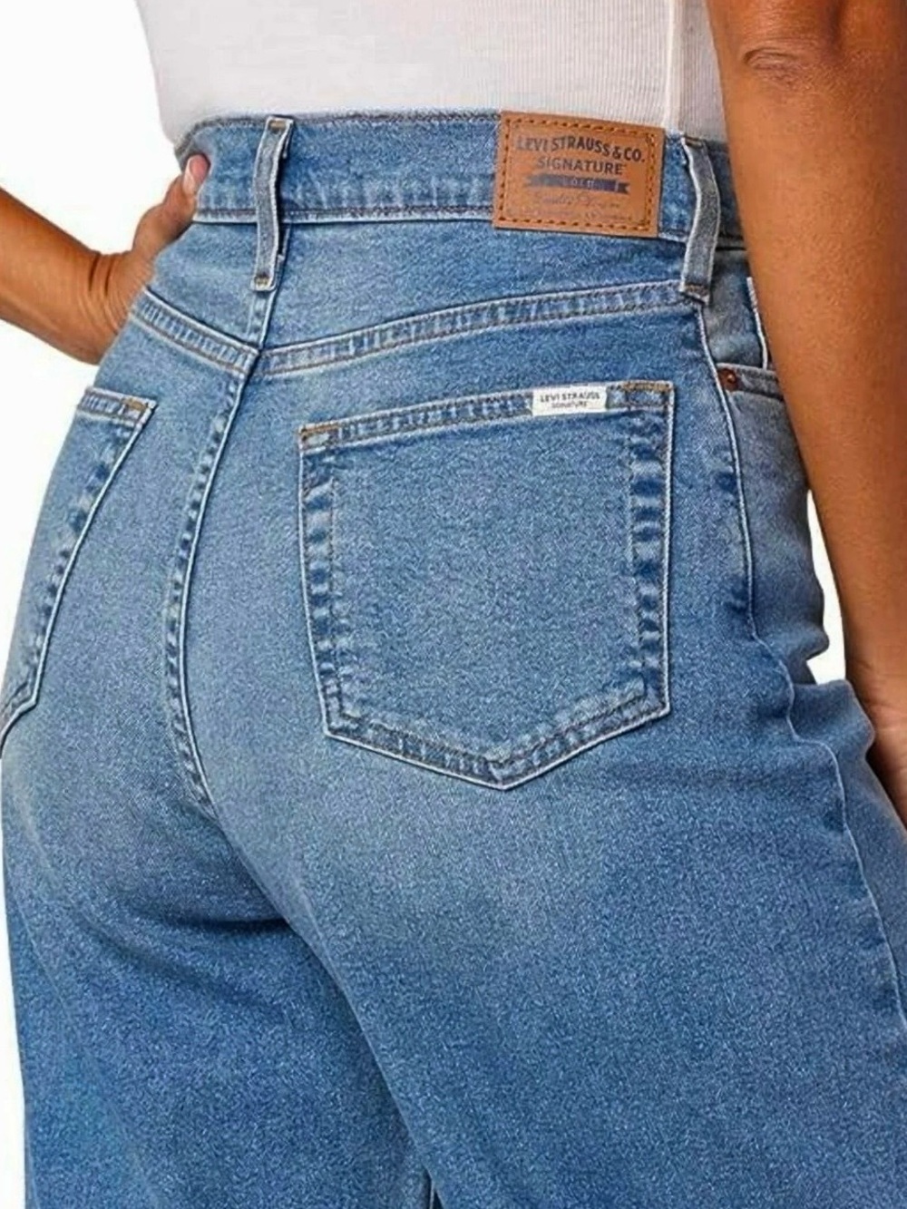 NWOT Levi's High Rise Loose Straight Leg Jeans - Picture 4 of 8